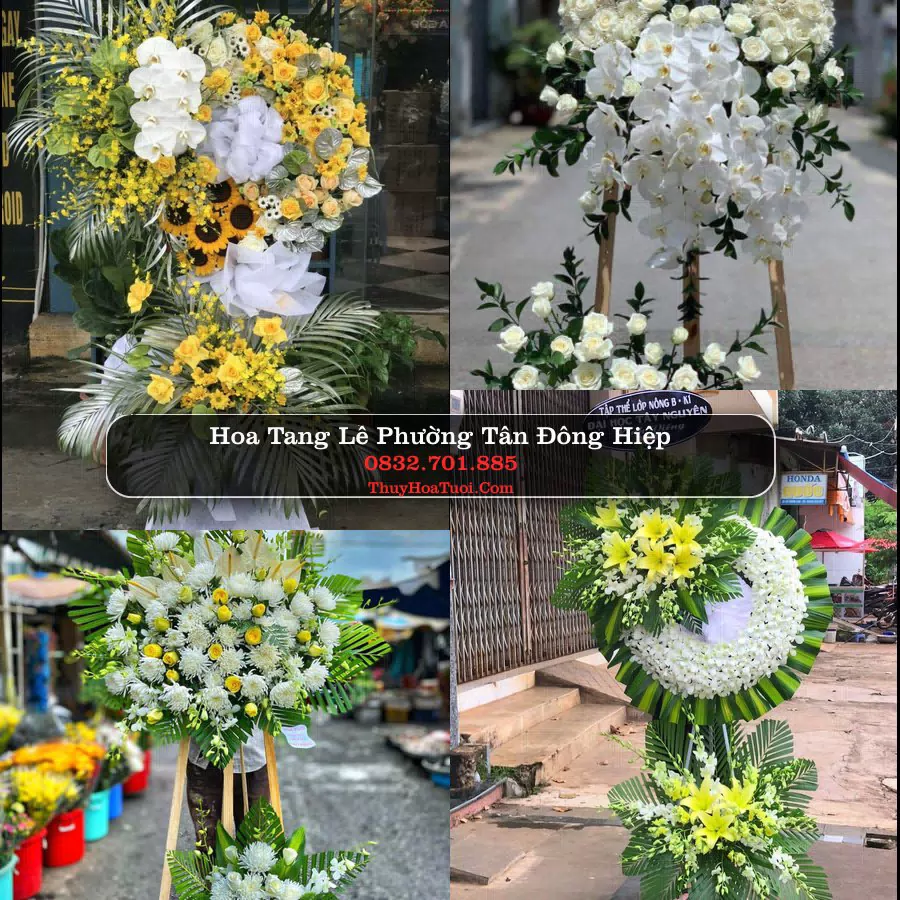 Đặt Hoa Tang Lễ tại Phường Tân Đông Hiệp, TP.HCM