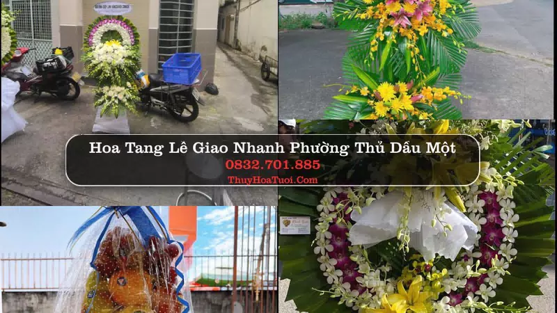 Đặt Vòng Hoa Tang Lễ tại Phường Thủ Dầu Một, TP.HCM