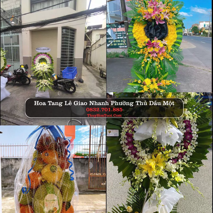 Đặt Vòng Hoa Tang Lễ tại Phường Thủ Dầu Một, TP.HCM