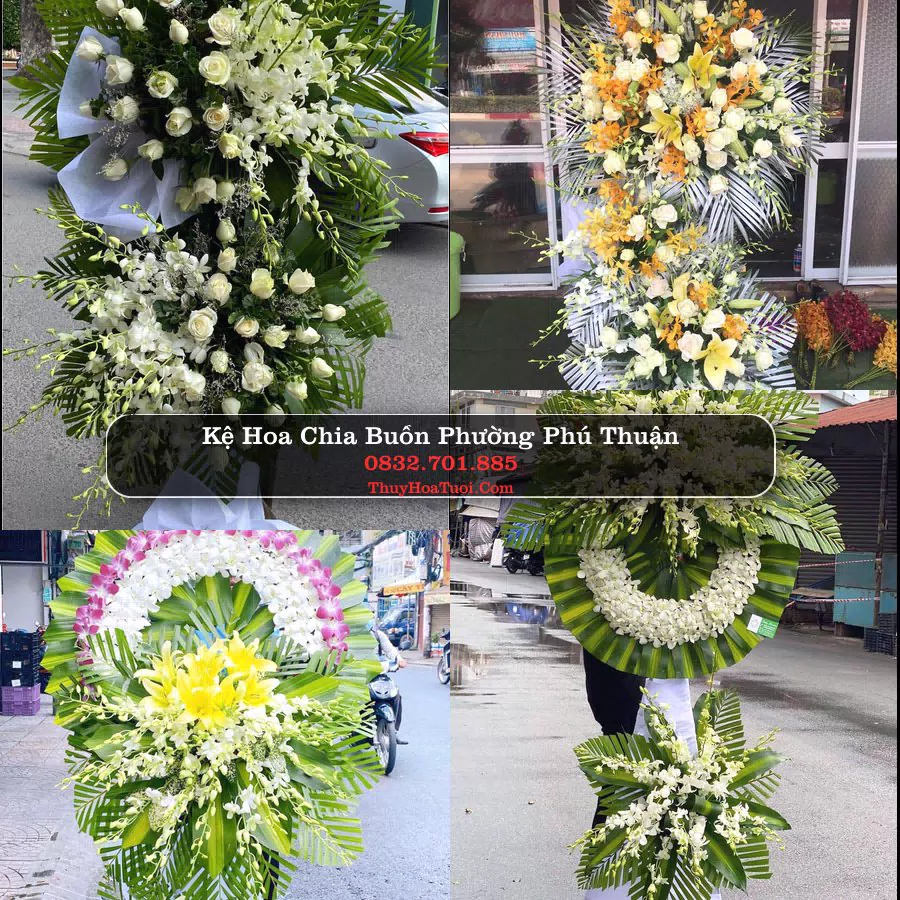 Đặt Vòng Hoa Chia Buồn tại Phường Phú Thuận, TP.HCM