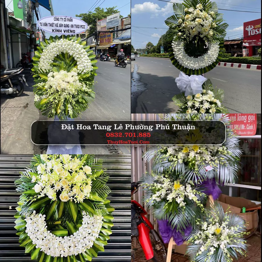 Kệ hoa tang lễ giao tại Phường Phú Thuận, TP.HCM