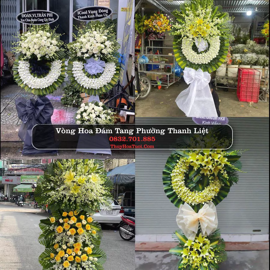 Đặt Vòng Hoa Chia Buồn tại Phường Thanh Liệt, Hà Nội