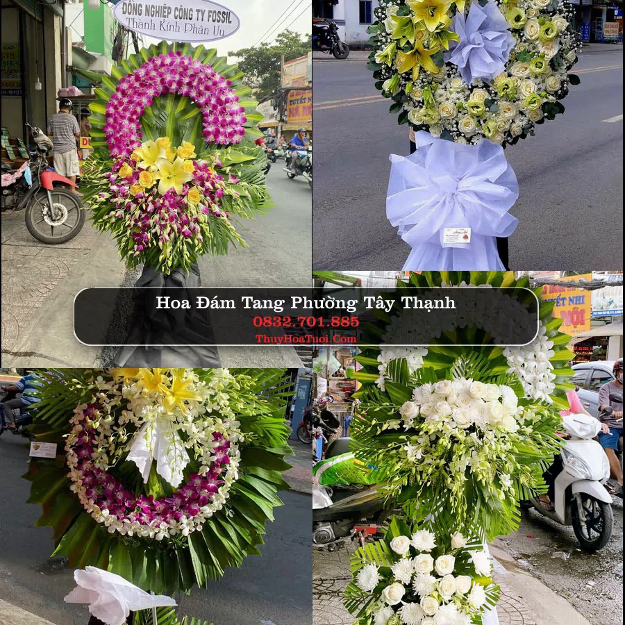 Vòng hoa chia buồn Phường Tây Thạnh - ThuyHoaTuoi.Com