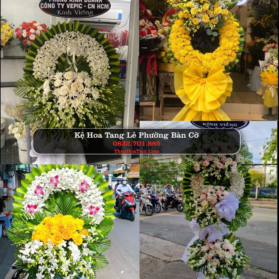 Đặt Hoa Chia Buồn tại Phường Bàn Cờ, TP.HCM