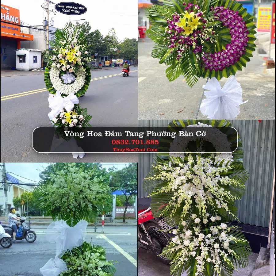 Vòng hoa chia buồn Phường Bàn Cờ - ThuyHoaTuoi.Com
