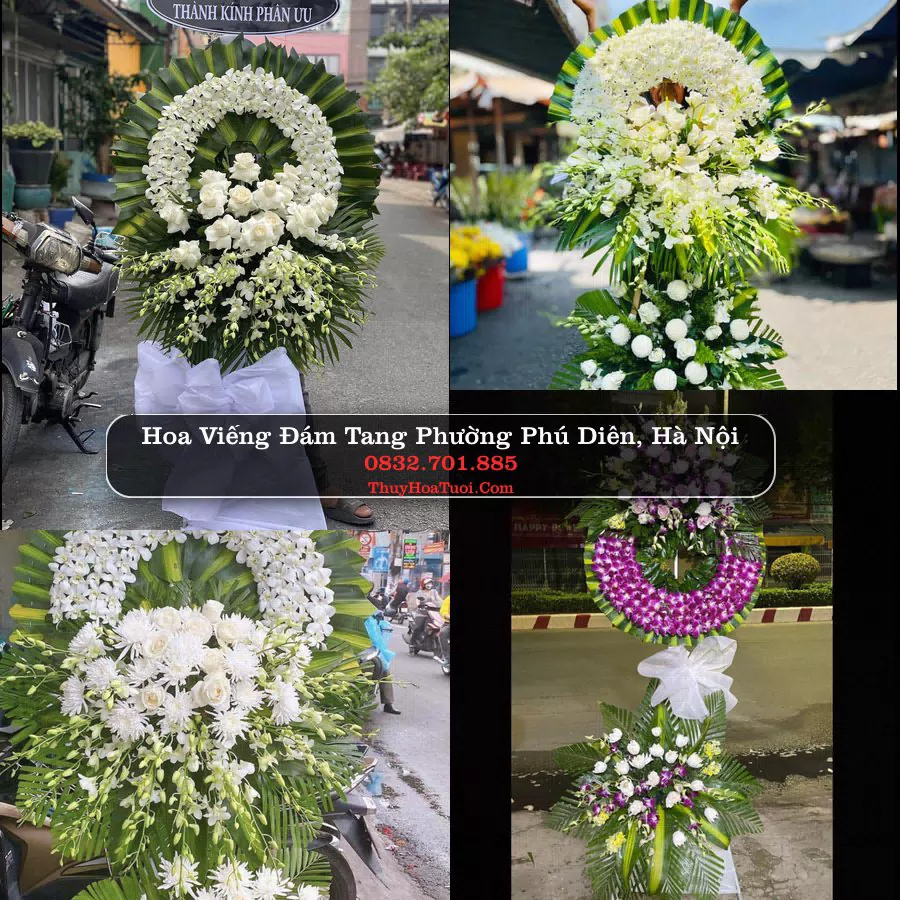 Đặt Vòng Hoa Tang Lễ tại Phường Phú Diễn, Hà Nội