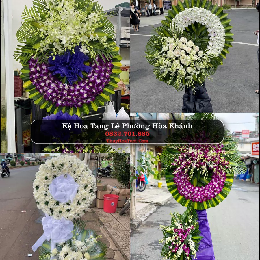 Vòng hoa chia buồn Phường Hòa Khánh - ThuyHoaTuoi.Com