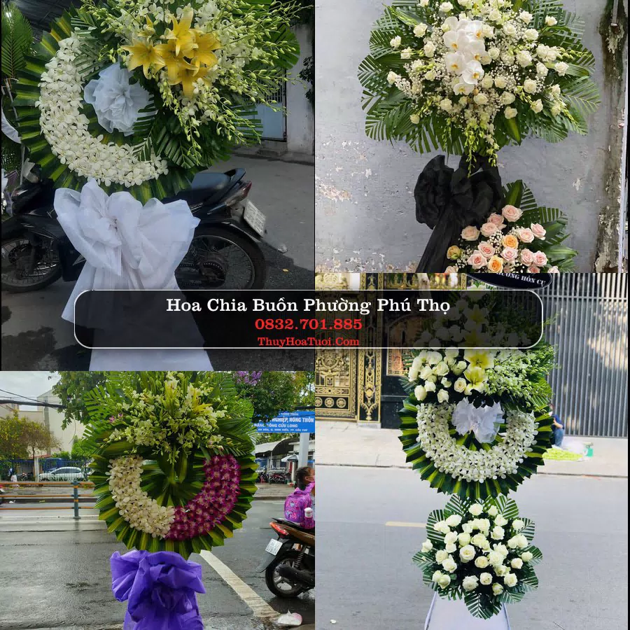 Đặt Vòng Hoa Chia Buồn tại Phường Phú Thọ, TP.HCM