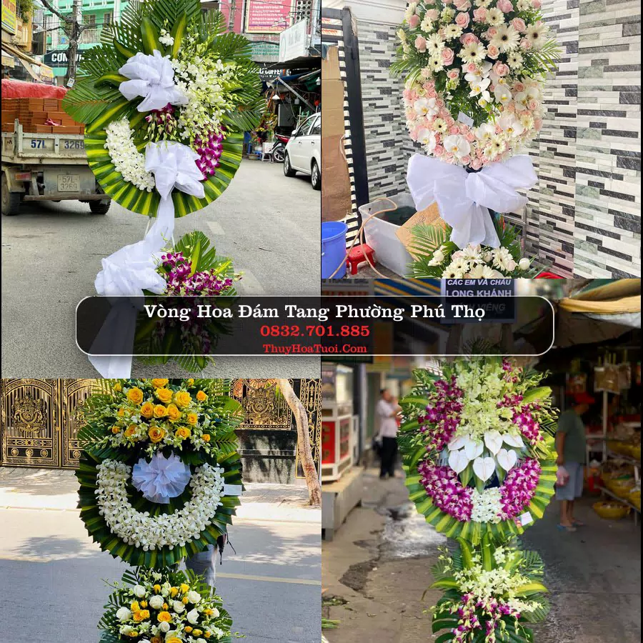 Kệ hoa tang lễ giao tại Phường Phú Thọ, TP.HCM