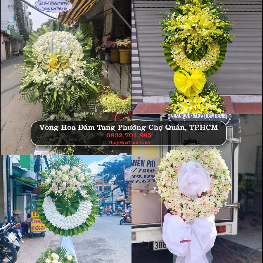 Kệ hoa tang lễ giao tại Phường Chợ Quán, TP.HCM