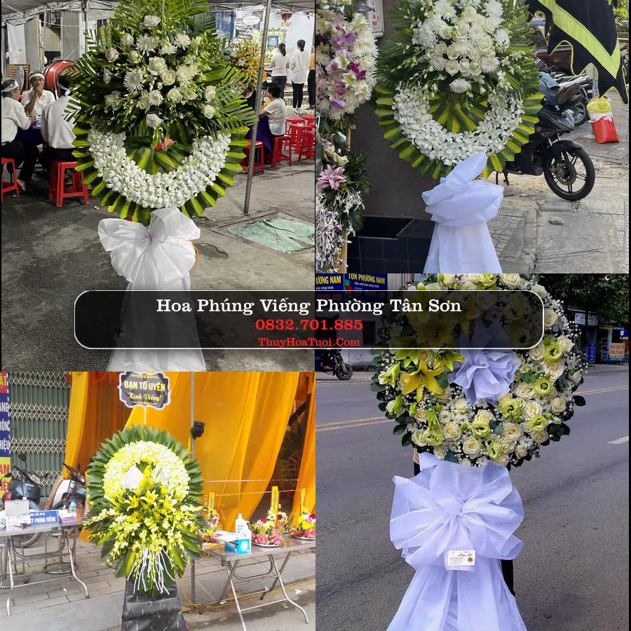 Kệ hoa tang lễ giao tại Phường Tân Sơn, TP.HCM