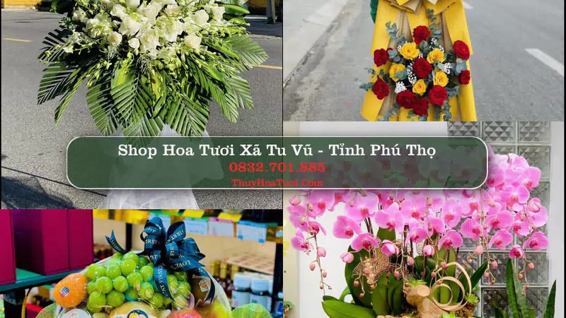Shop Hoa Tươi Xã Tu Vũ - Tỉnh Phú Thọ