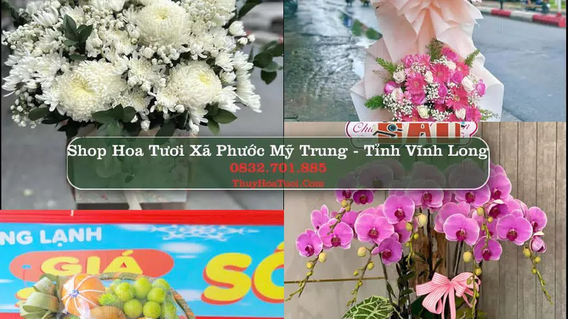 Shop Hoa Tươi Xã Phước Mỹ Trung - Tỉnh Vĩnh Long