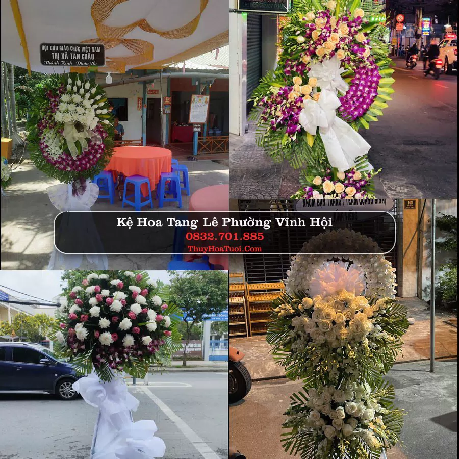 Đặt Vòng Hoa Tang Lễ tại Phường Vĩnh Hội, TP.HCM