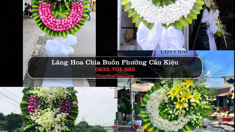 Đặt Vòng Hoa Chia Buồn tại Phường Cầu Kiệu, TP.HCM