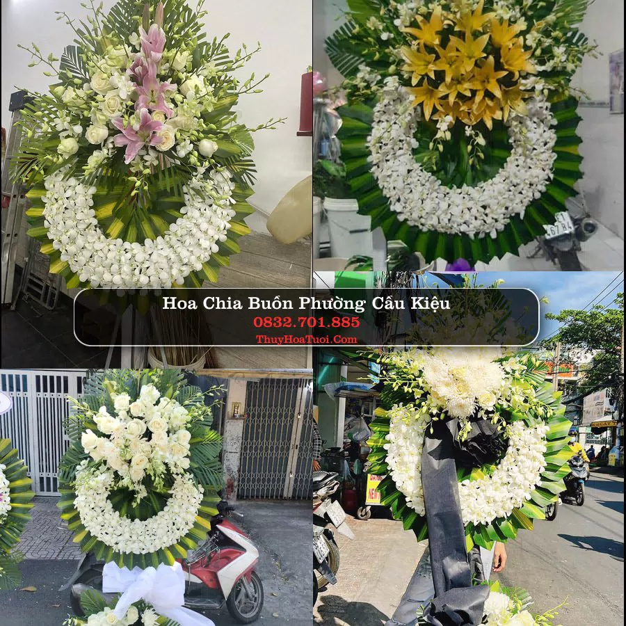 Kệ hoa tang lễ giao tại Phường Cầu Kiệu, TP.HCM