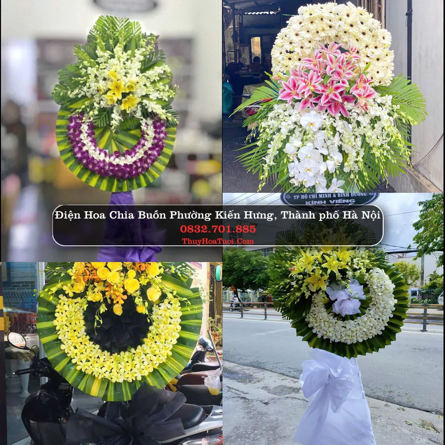 Vòng hoa chia buồn Phường Kiến Hưng - ThuyHoaTuoi.Com