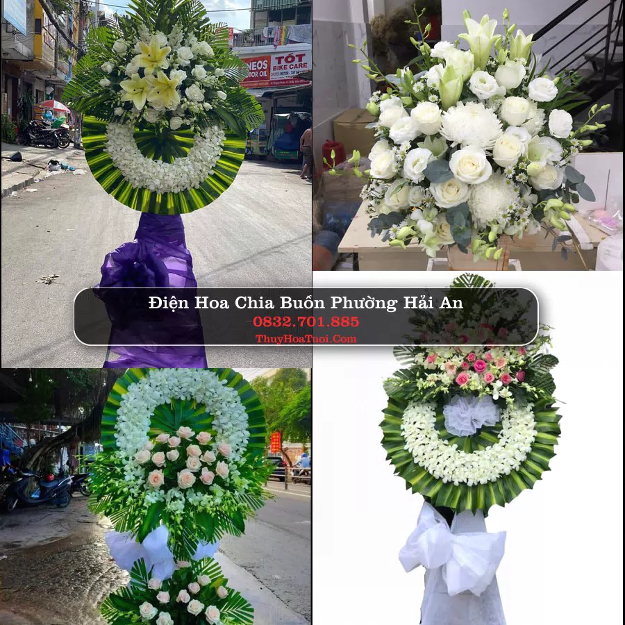 Vòng hoa chia buồn Phường Hải An - ThuyHoaTuoi.Com