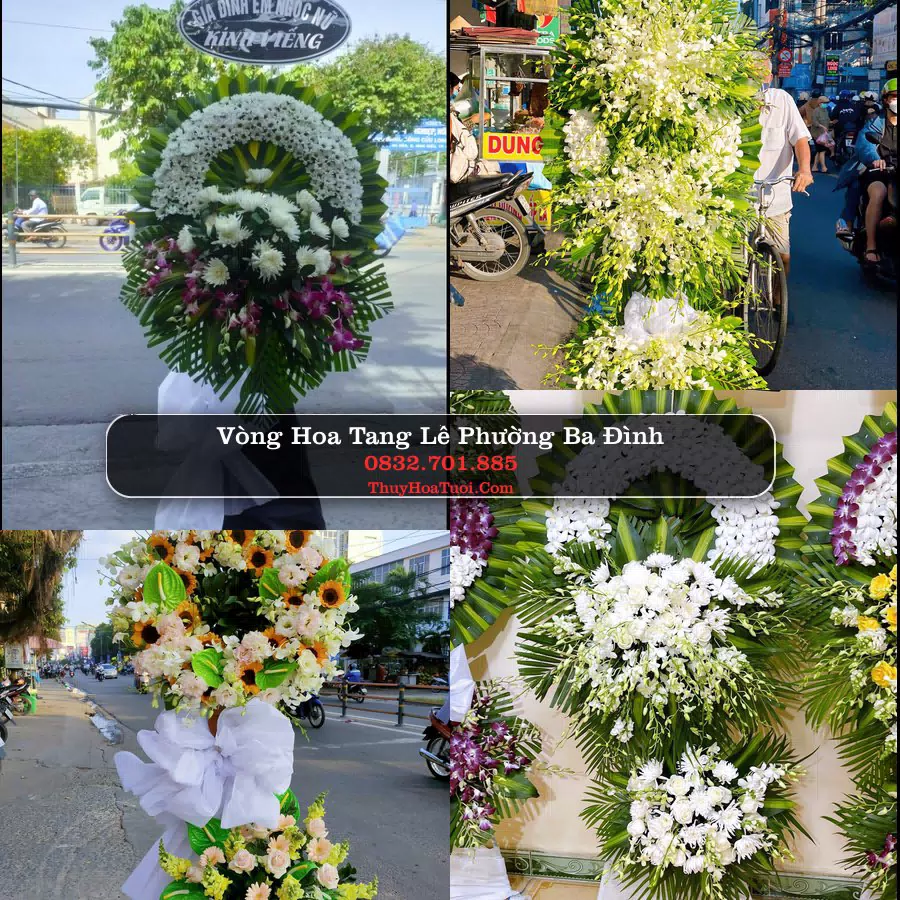 Vòng hoa chia buồn Phường Ba Đình - ThuyHoaTuoi.Com