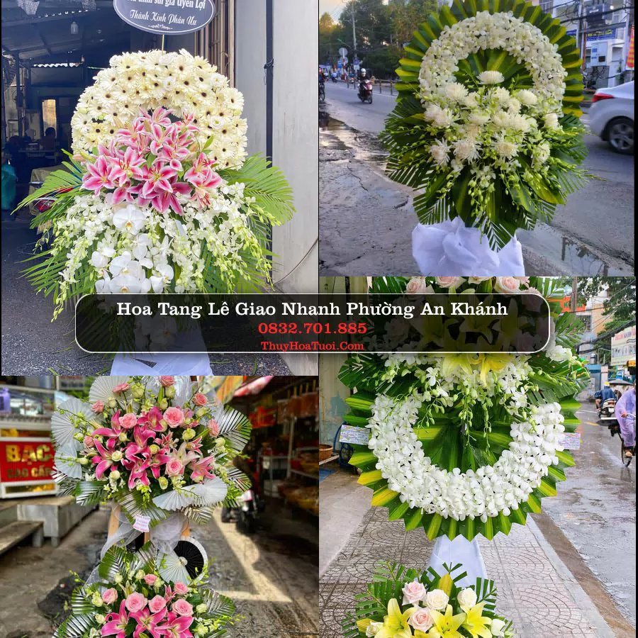 Đặt Vòng Hoa Đám Tang tại Phường An Khánh, TP.HCM