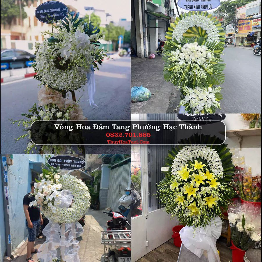 Vòng hoa chia buồn Phường Hạc Thành - ThuyHoaTuoi.Com