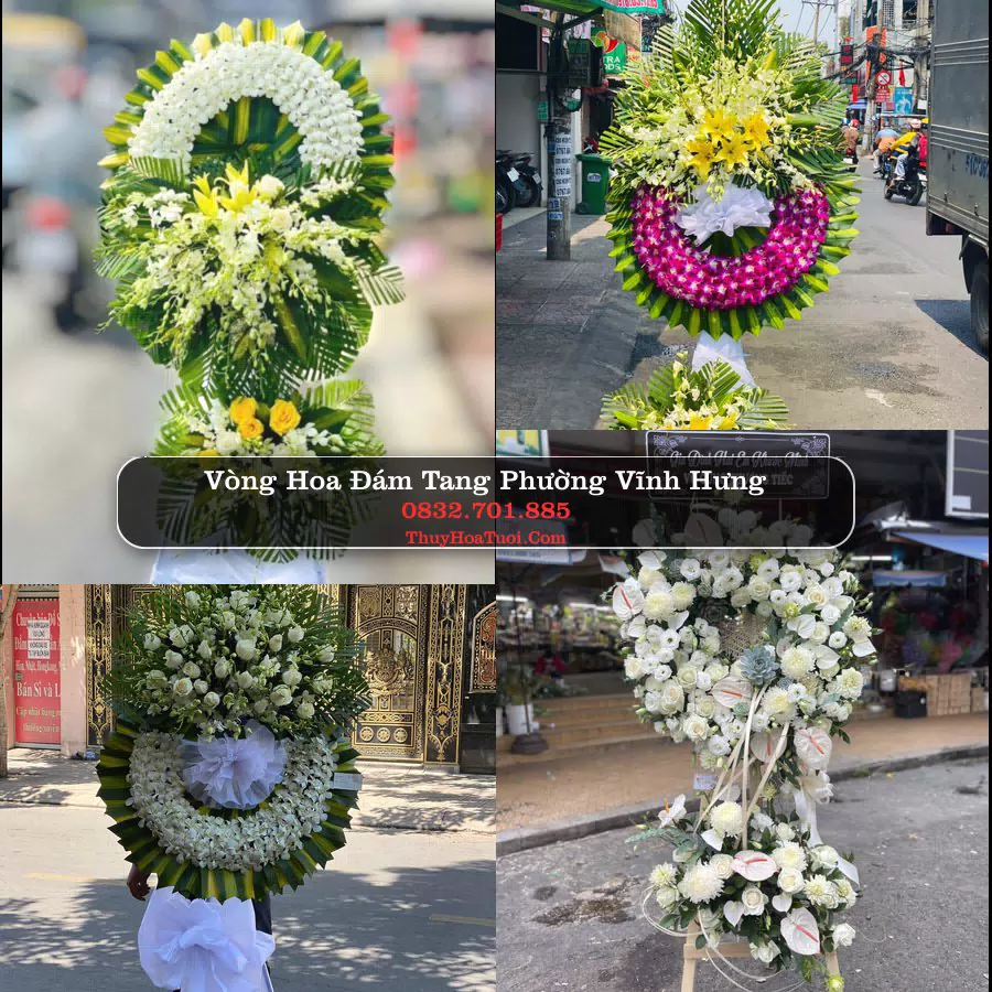 Đặt Vòng Hoa Chia Buồn tại Phường Vĩnh Hưng, Hà Nội