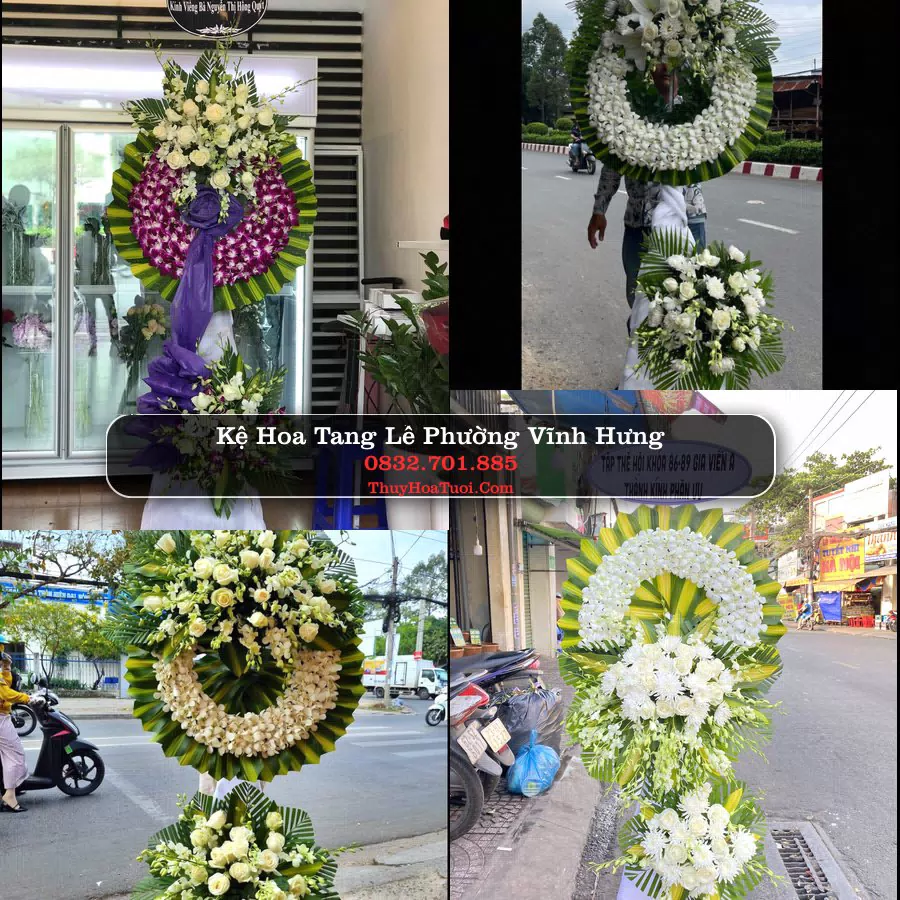 Vòng hoa chia buồn Phường Vĩnh Hưng - ThuyHoaTuoi.Com