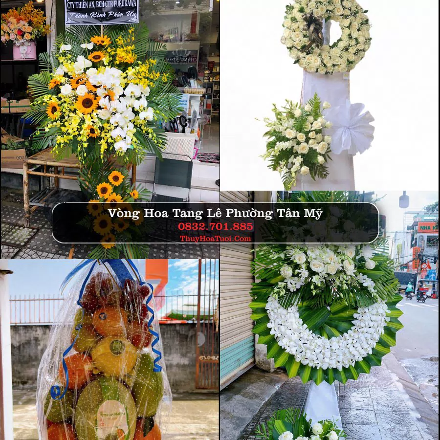 Kệ hoa tang lễ giao tại Phường Tân Mỹ, TP.HCM
