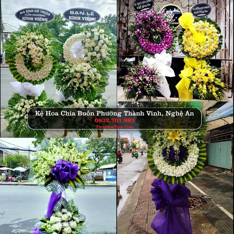Kệ hoa tang lễ giao tại Phường Thành Vinh, Nghệ An