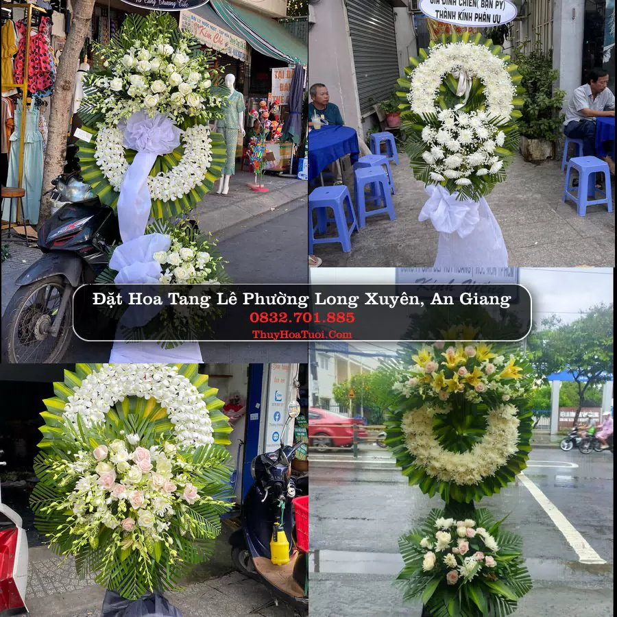 Kệ hoa tang lễ giao tại Phường Long Xuyên, An Giang