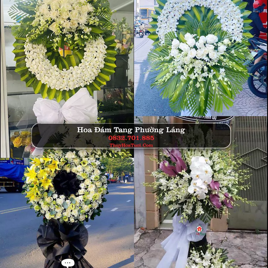 Kệ hoa tang lễ giao tại Phường Láng, Hà Nội