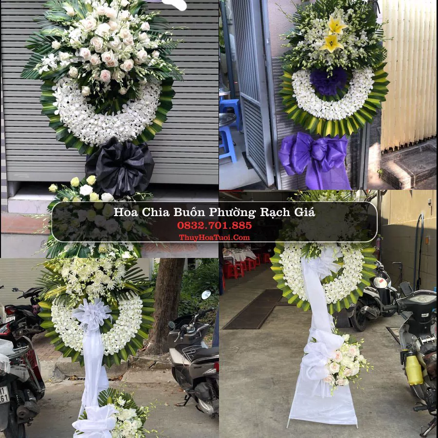 Kệ hoa tang lễ giao tại Phường Rạch Giá, An Giang