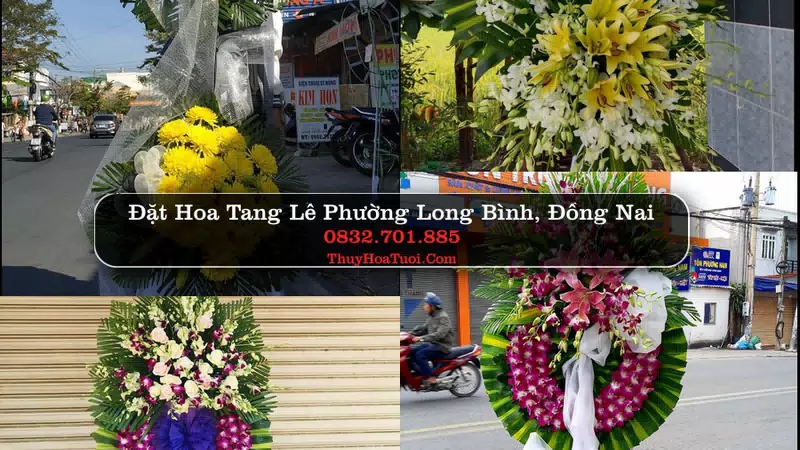 Đặt Vòng Hoa Chia Buồn tại Phường Long Bình, Đồng Nai