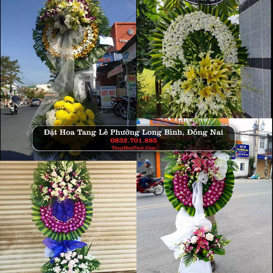 Đặt Vòng Hoa Chia Buồn tại Phường Long Bình, Đồng Nai