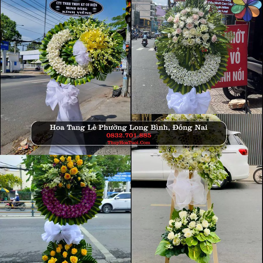 Kệ hoa tang lễ giao tại Phường Long Bình, Đồng Nai