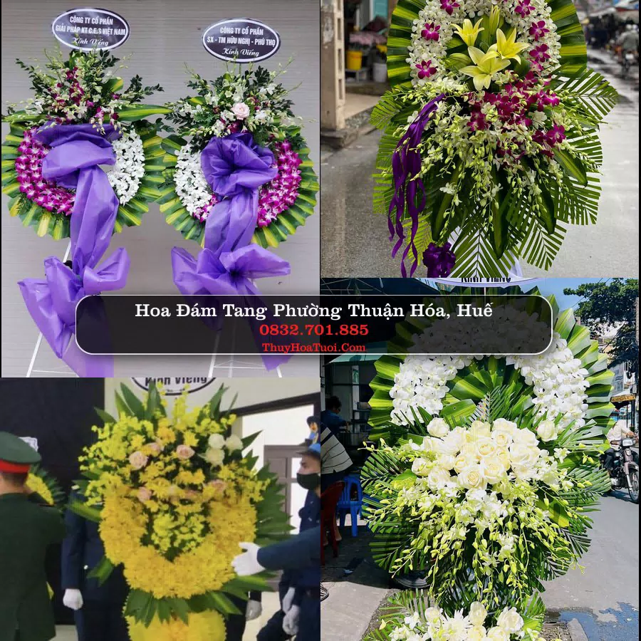 Vòng hoa chia buồn Phường Thuận Hóa - ThuyHoaTuoi.Com