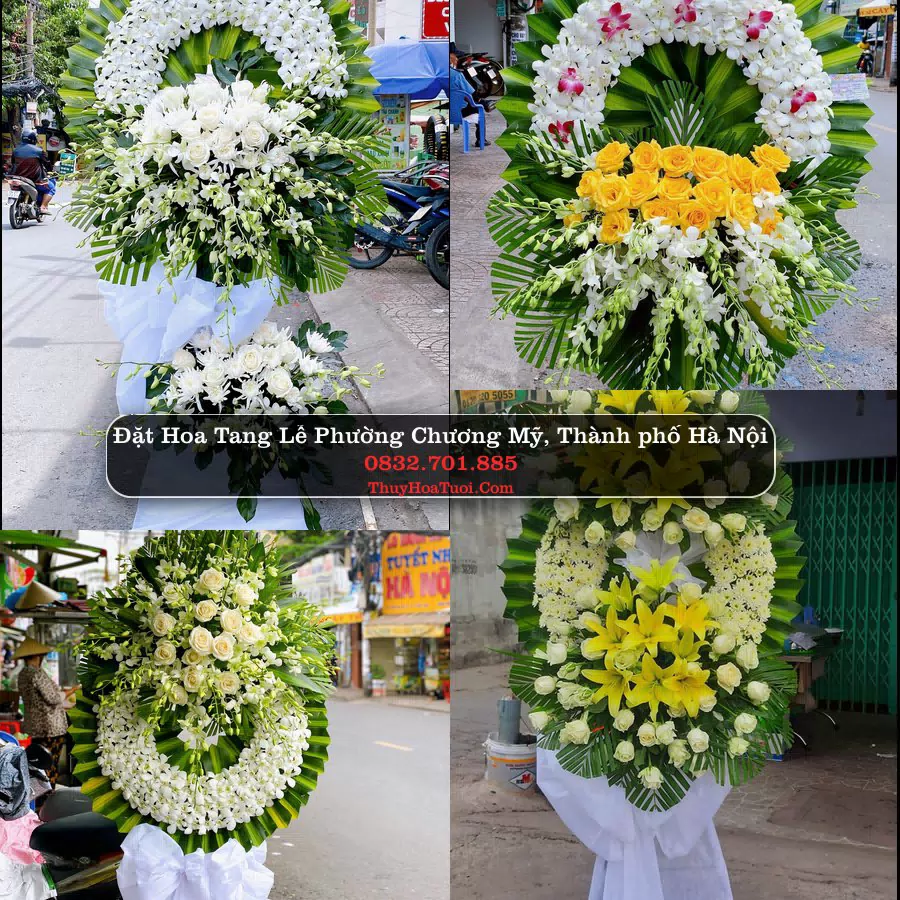 Vòng hoa chia buồn Phường Chương Mỹ - ThuyHoaTuoi.Com