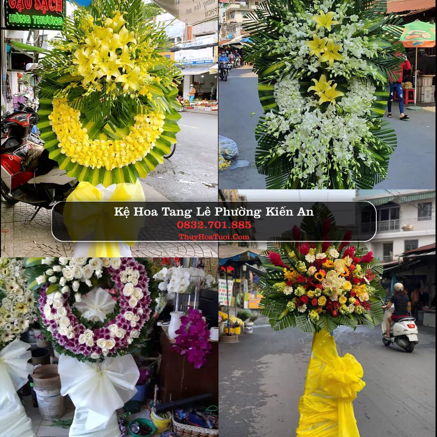 Vòng hoa chia buồn Phường Kiến An - ThuyHoaTuoi.Com