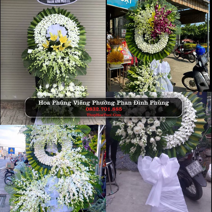 Kệ hoa tang lễ giao tại Phường Phan Đình Phùng, Thái Nguyên