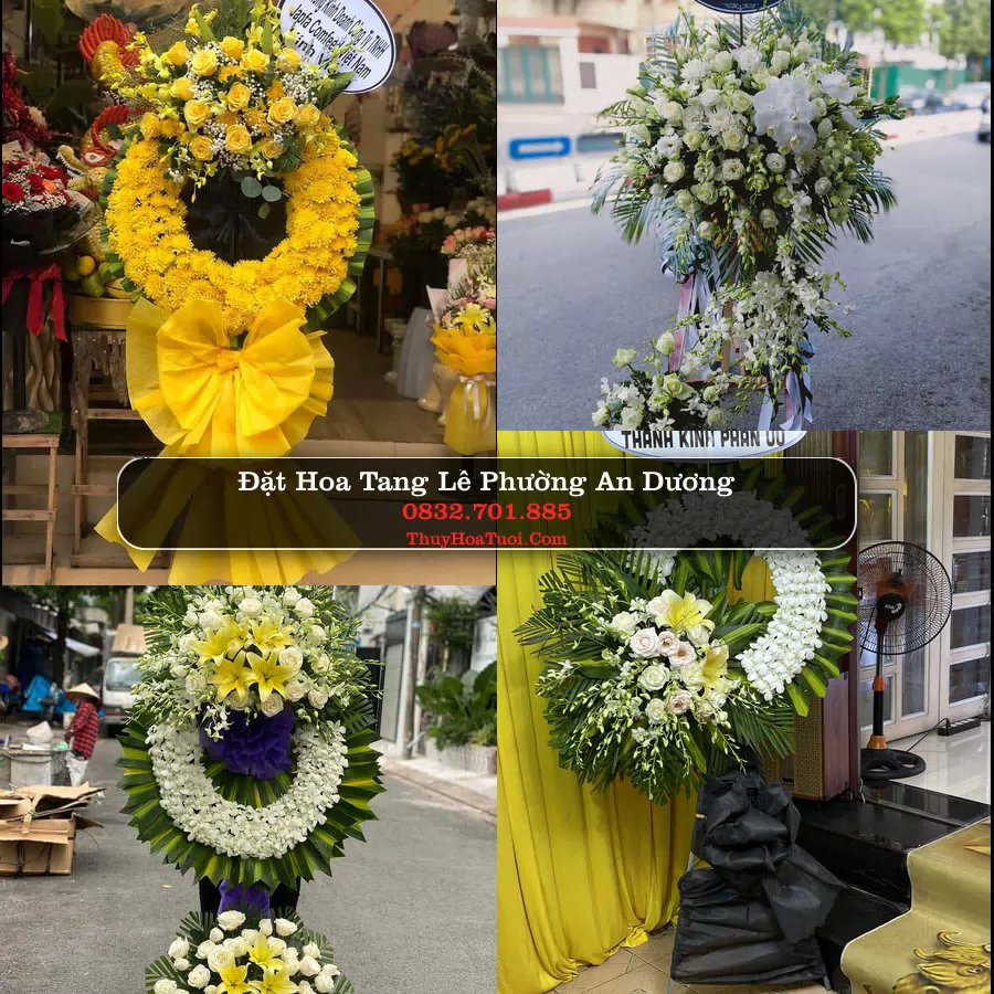 Kệ hoa tang lễ giao tại Phường An Dương, Hải Phòng