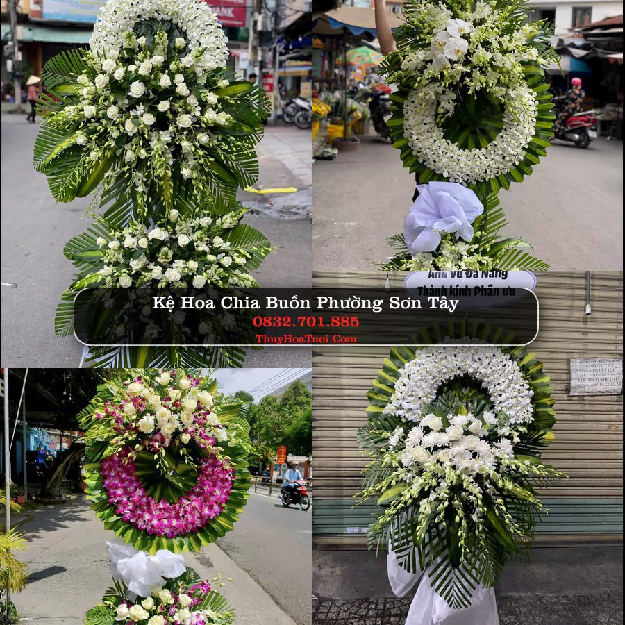 Vòng hoa chia buồn Phường Sơn Tây - ThuyHoaTuoi.Com