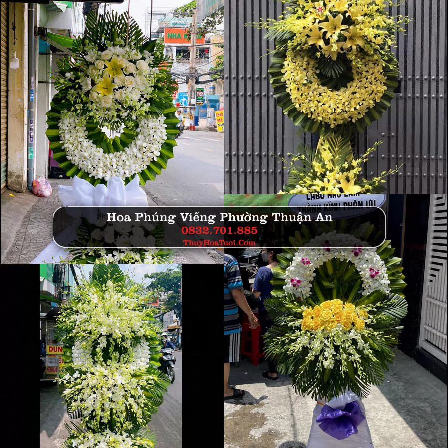 Đặt Vòng Hoa Đám Tang tại Phường Thuận An, TP.HCM
