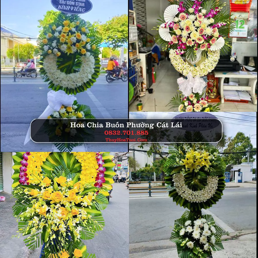 Vòng hoa chia buồn Phường Cát Lái - ThuyHoaTuoi.Com