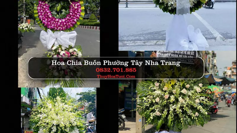 Đặt Vòng Hoa Chia Buồn tại Phường Tây Nha Trang, Khánh Hòa