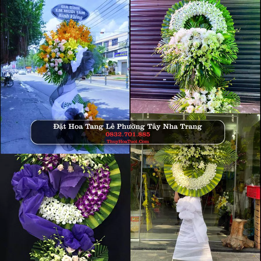 Kệ hoa tang lễ giao tại Phường Tây Nha Trang, Khánh Hòa