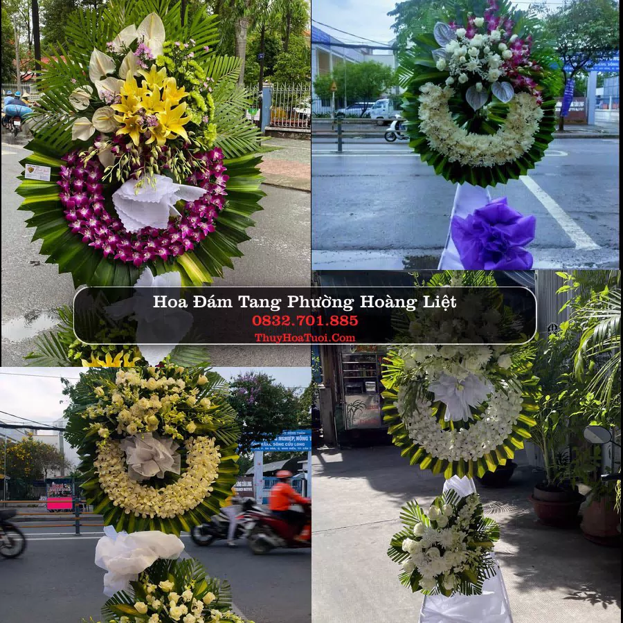 Vòng hoa chia buồn Phường Hoàng Liệt - ThuyHoaTuoi.Com