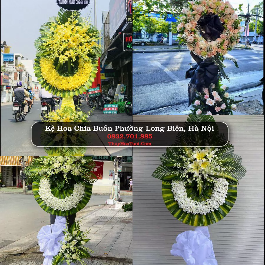 Kệ hoa tang lễ giao tại Phường Long Biên, Hà Nội