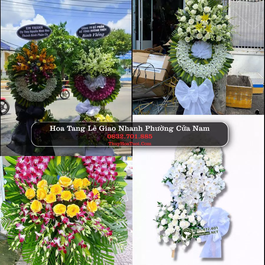 Vòng hoa chia buồn Phường Cửa Nam - ThuyHoaTuoi.Com