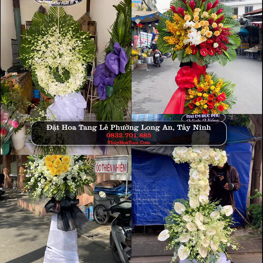 Đặt Hoa Chia Buồn tại Phường Long An, Tây Ninh