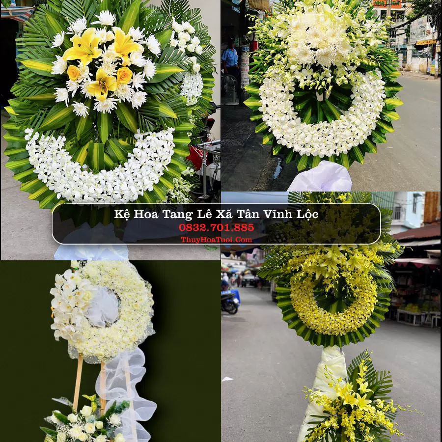 Đặt Vòng Hoa Tang Lễ tại Xã Tân Vĩnh Lộc, TP.HCM